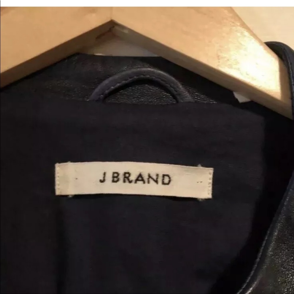 JBRAND blue leather jacket - Picture 2 of 4